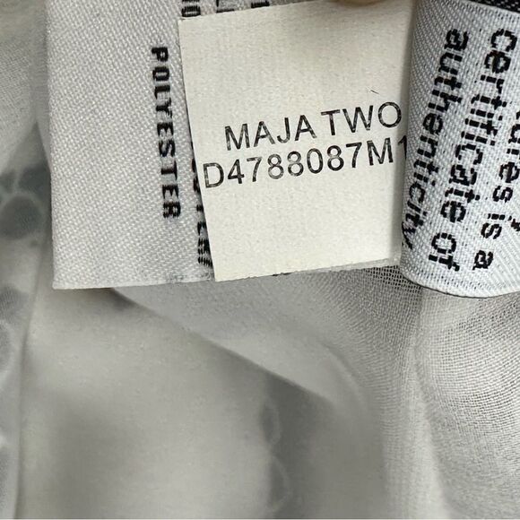 DIANE VON FURSTENBERG Maja Two Roses Line Silk Shift Dress Sz 6 - Picture 4 of 10